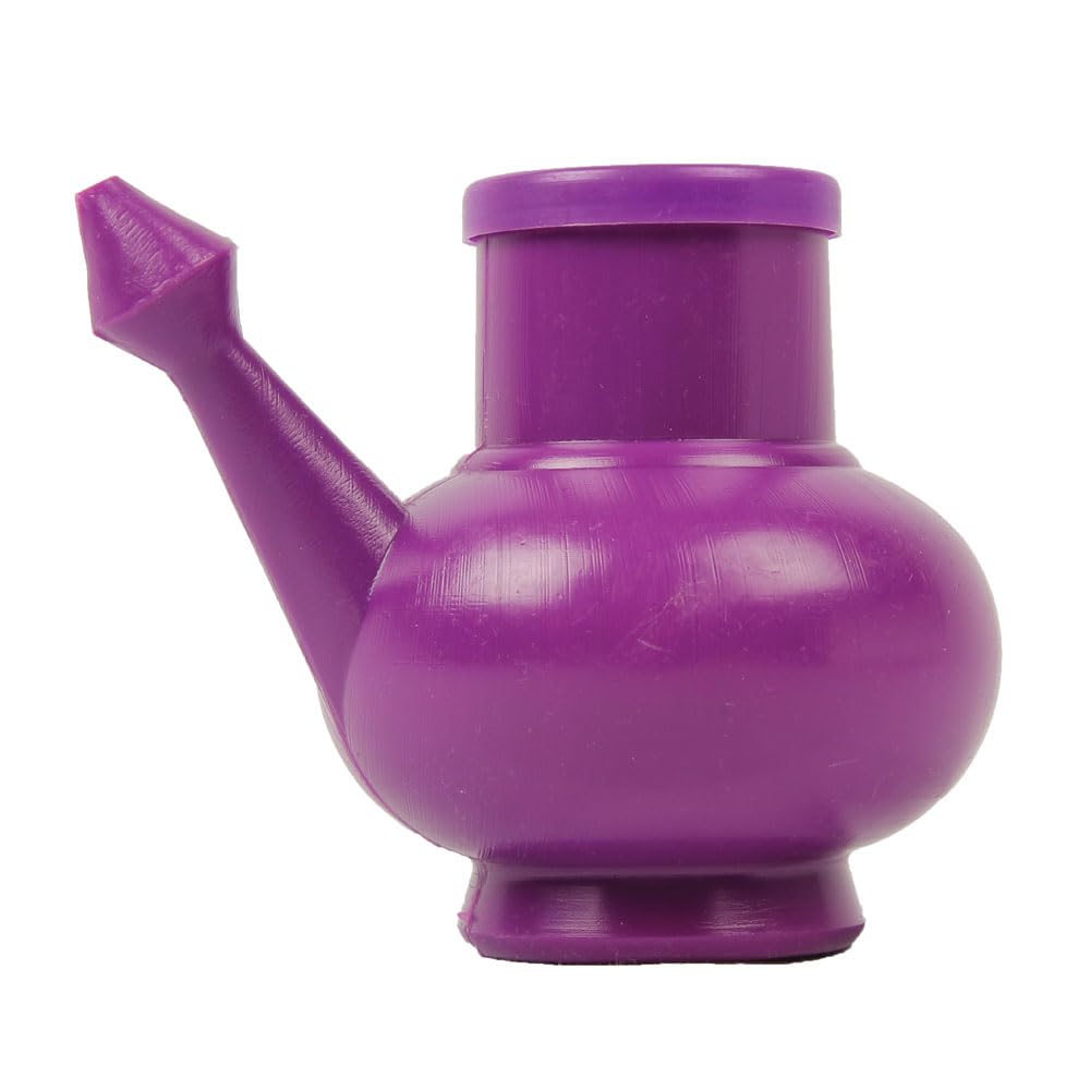 Yoga-Mad Unisex Adult Genie Neti Pot Neti Pot - Purple, 240ml