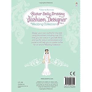 Sticker Dolly Dressing Fashion Designer Wedding Collection