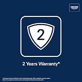 GROHE Essentials Towel Ring Silver 40365001 Chrome Finish view 5
