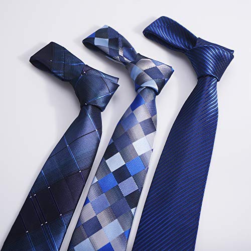 AVANTMEN New Men\'s neckties 6 Pack Classy Neck Tie for Men Woven Jacquard Neck Ties (6 Pack - Style D)