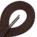 OrthoStep Waxed Extra Thin Dress Round Classic Brown 36 inch Shoelaces 2 Pair Pack