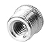 Foto&Tech Metal Adapter 5/8-Inch Male to 3/8-Inch Female Mic Screw for Mic Microphone Stand (x1)