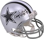 Daryl Johnston Dallas Cowboys Autographed Pro Mini Helmet with Moose Inscription - Fanatics Authentic Certified
