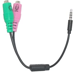 Headset Buddy PC Computer Headset to 3.5mm Smartphone Adapter for iPhone, Android and Tablets (PC35-PH35)