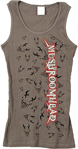 Mushroomhead Women's X-Face Womens Tank Large Grey