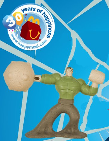 Sandman Figure - McDonald's The Spectacular Spider-man Animated Series #8
