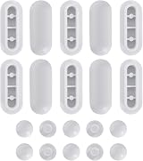 Colexy White Universal Toilet Seat Buffer Set WC Dampening Bumper Gasket view 8