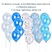 Dog Birthday Party Supplies, Dog Birthday Hat and Bow Collar, WOOF Letter Ballons, 20Pc Biodegradable Latex Dreamy Balloons for Boy Puppy