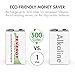 Tenergy Centura 9V NIMH Rechargeable Batteries, 200mAh Low Self-Discharge Square Battery for Smoke Alarm/Detector, 10 Pack