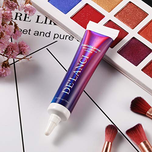 Glitter Eyeshadow Primer Makeup,DE'LANCI Natural Glitter Primer Eye