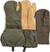 4394 G.I. Leather Trigger Finger Mittens (Medium)