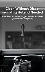 Creality Clog Poke Nozzle Cleaning Kit Φ1.5mm L210mm Piercing Needle 1.75mm view 3