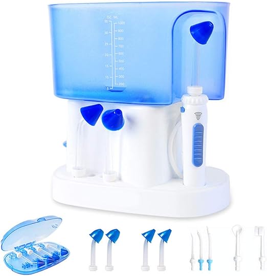 Amazon Com Yjpq Electric Nose Cleaning Machine Hydro Pulse Nasal And Sinus Irrigation System Cleaner With 8 Nozzles For Adults Children Home Kitchen