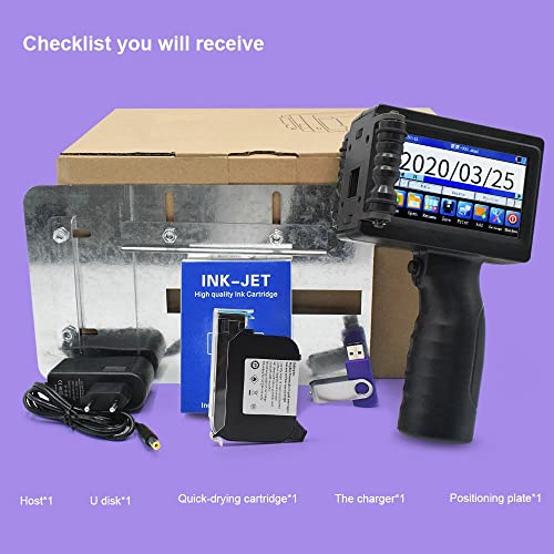 TOAUTO Portable Intelligent Upgraded Handheld Inkjet Printer HP003