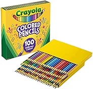 Crayola Colored Pencils Adult Coloring Set, Gift, 100 Count