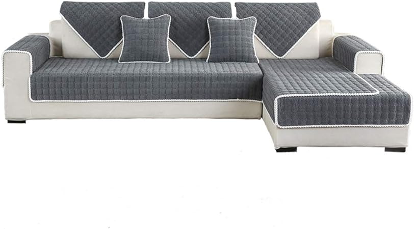 Msm Langue Source Housses De Canapé épaissir Solid Color Hiver Meubles Protection Housse De Clic Clac Anti Dérapant Aucune Décoloration Vendu Par