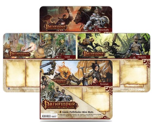 Pathfinder: Iconic Characters Mini Mat 4-Pack