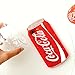 3D Soft Silicone Red Cocacola Cola Can Case for iPhone 7+ 7Plus 8Plus 8+ Large Size 5.5 Screen Glitter Shockproof Drop Resistant Protective Shiny Unique Cool Special Fun Kids Boys Teens Girls Men