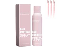BANBAN Hair Identifier Spray for Face Shaving Dermaplaning Spray Set,Skin Body Hair Identifying Spray with Razors,Facial Hair Identifier Spray for Dermaplaning with 4 tool (1pcs)