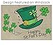 Toland Home Garden 162507 Saint Pat Top Hat Decorative Burlap Windsock, Multicolor