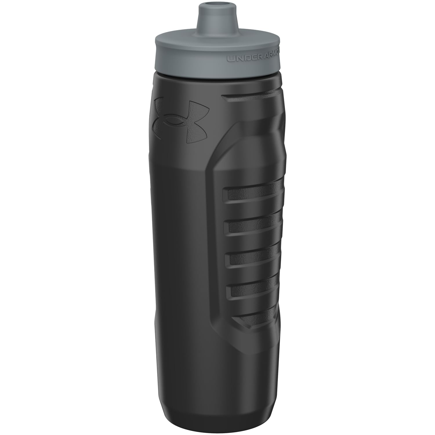 Under Armour Squeeze Water Bottles, 32 oz Water Bottles, Sideline Sports Water Bottle with Quick-Shot Lid, Quick & Easy Hydration, Gym Water Bottles, Squeeze Bottle, 1 32oz Bottle
