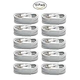IPhone Lighting USB Cable for IPhone 5/5C/5S/6/6+/6S/6S+/7 - Pack of 10