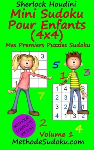 Download Mini Sudoku Pour Enfants (4x4) - Mes Premiers Puzzles Sudoku - Volume 1 PDF