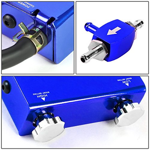 Dual Stage Turbocharger Boost Electronic Controller Kit + Rocket Switch (Blue) - Thumbnail 2