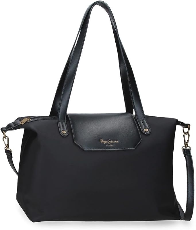 Leire Bolso Tote 15,6' Pulgadas Negro 29x26x14 cms Poliéster y PU 10,5L by Joumma Bags — foto 1 de 8