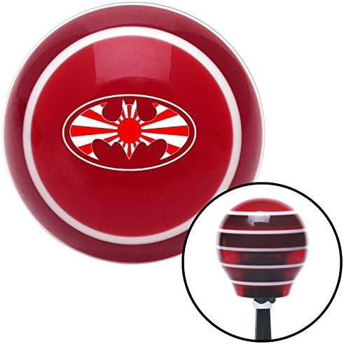 Rising Sun Batman Red Stripe Shift Knob with M16 x 1.5 Insert component chopper