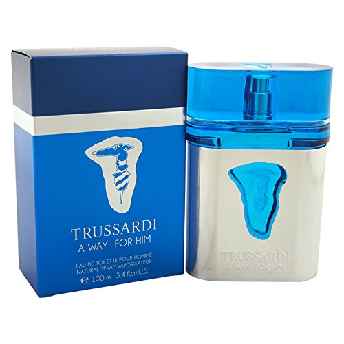Trussardi A Way for Him Men s Eau de Toilette Spray, 3.4 Ounce