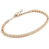 Zoe Chicco Women's 14k Tennis Collection Bezel Bracelet 1.2 ctw