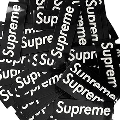 100 supreme stickers