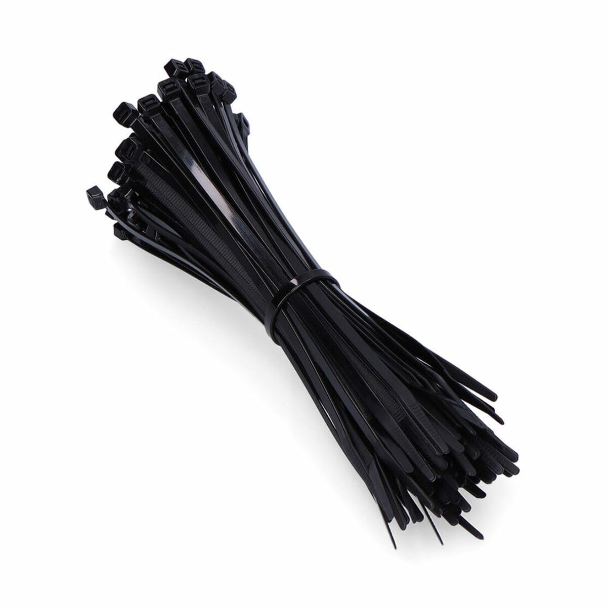 fischer Cable Ties UBN 4.8 x 430 Cable Connectors for Easy Bundling of Cables and Pipes, Black – Pack of 100 – Item No. 69370