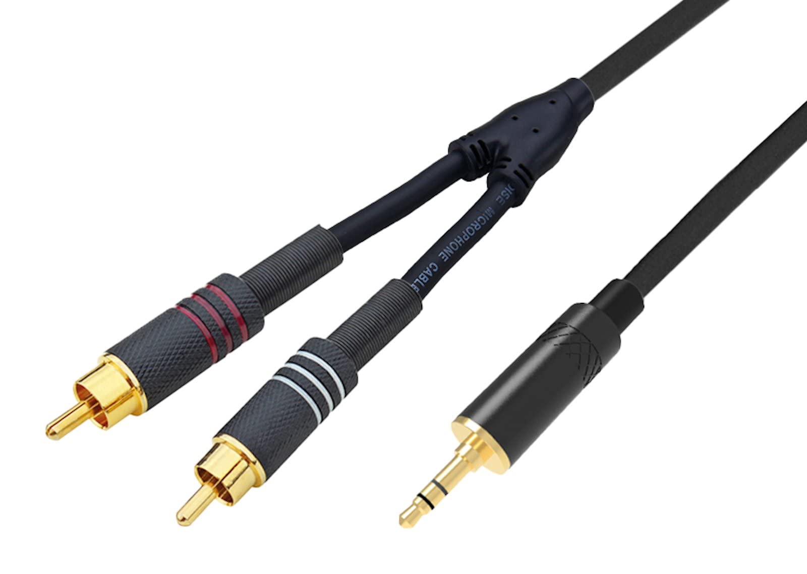 RIDEM Cable 3.5 mm ST / 2x RCA M 3mt