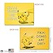 Double Sided Dishwasher Magnet - Clean Dirty Reversible Flexible Flip 3x4 inch Flipside Pokemon Pikachu Yellow Color Base Cartoon Cute Design Perfect Kitchen Addition Premium Flip Sign Indicator