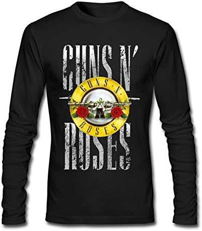 UNNIK Men's American Hard Rck Band Guns N Roses Long Sleeve T-shirt