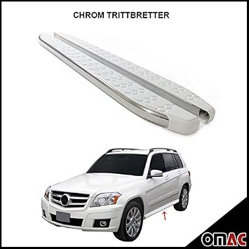 Merceds Glk 2010 2011 Running Boards Chrome Whiteline 193 Amazon
