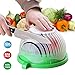 Salad Cutter Bowl Vegetable Cutter Bowl 60 Second Salad Maker by Fresh Goods | Vegetable Fruit Salad Maker Fast Fresh Salad Chopper | Save Time & Money While Making Any Salad in 60 Secs or Less!