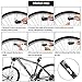 WOTOW Bike Frame Mini Pump, Bicycle Portable Pump Fit Presta & Schrader Tire Repair Patch Kit with Glueless Puncture Cycling inflator 120 PSI No Valve Changing for Road Mountain and BMX Bikes