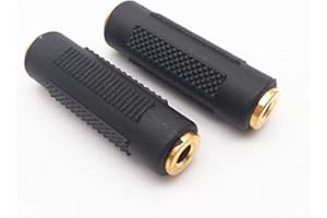 Audio Adapter 3.5mm Stereo Female to Female Coupler Audio Adapter Connector Extended Jack Clever Treatment