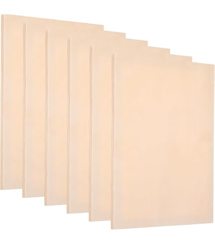 Amazon.com: PATIKIL 12 x 10 Inch Wood Panel Board, 4 Pack