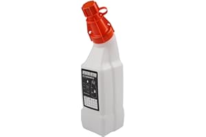 1L Fuel and Oil Mixing Bottle for 2-Stroke Lawn Mowers, Brushcutters & Chainsaws – Precise 50:1, 40:1, 35:1, 25:1 Ratios, Lea