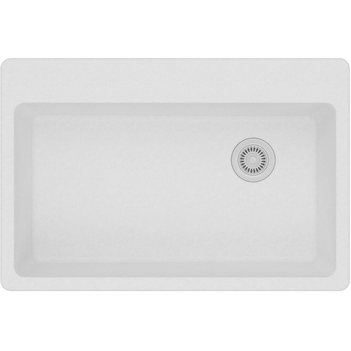 Best Cast White Kitchen Sink Top Mount