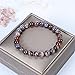 Cherry Tree Collection Natural Semi Precious Gemstone Beaded Stretch Bracelet 8mm Round Beads 7