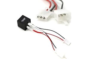 iJDMTOY GL88T1 Electronic LED Flasher w/Wiring Adapter Kit Compatible with Honda Gold Wing GL1800 F6B Bike Fix LED Turn Signa