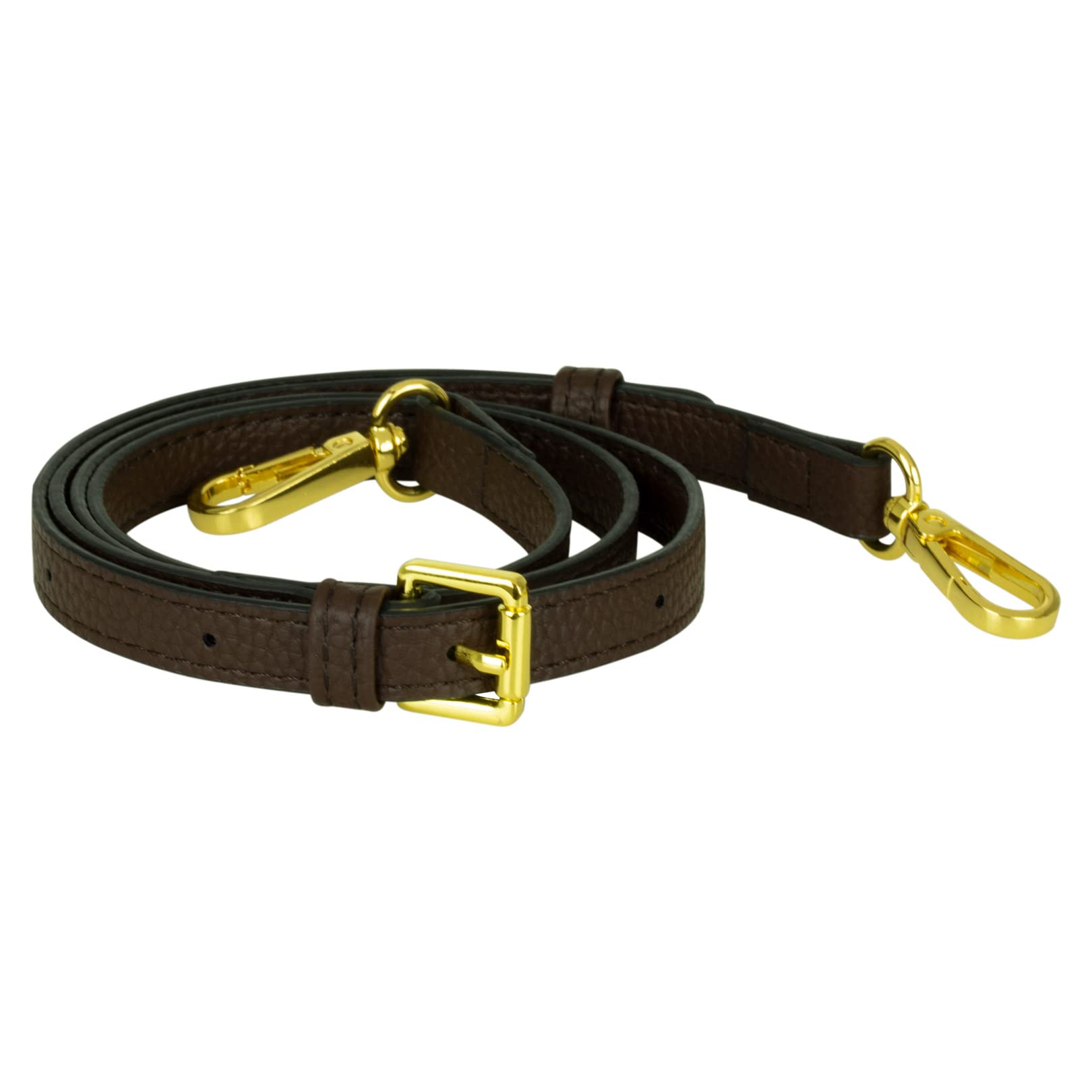 Photo 1 of ZANQANO Leather Purse Strap Replacement Crossbody Bag Handbag Adjustable Long (Coffee)
