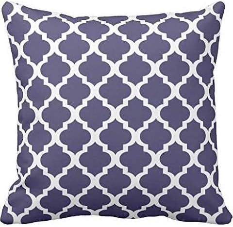 ymot101 Navy Blue, Orange, Yellow Southwestern Throw Pillo Canvas Cushion Covers 24 x 24
