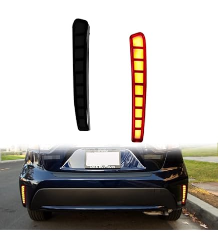 thumbnail image 2 of APOLLOLED Rear Bumper Reflector Lights – 2020-2023 Toyota Corolla Sedan – LED Brake/Turn/Red Running Lamps 2 of 5