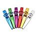 6Pcs Kazoo With 12Pcs Kazoo Flute Diaphragms, Ultralight Metal Kazoo Musical Instruments, Good Companion for Guitar, Ukulele, Violin and Keyboard